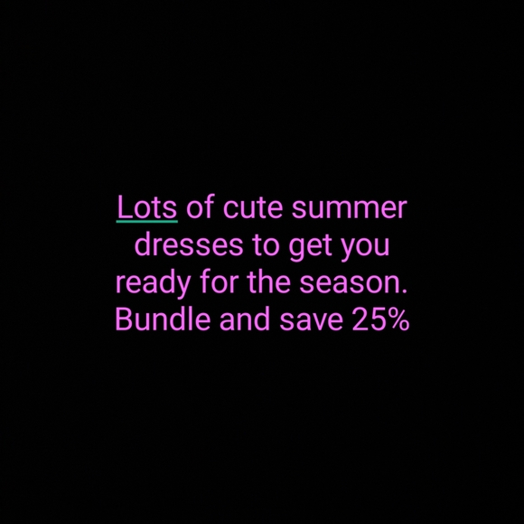 Closet clear out save 25% on bundles - Picture 1 of 1